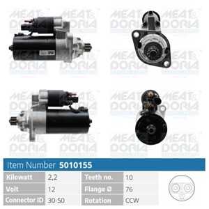 Startmotor, vw multivan v, transporter buss v, transporter flak/chassi v, transporter skåp v, 02M 911 023 Q, 02M 911 023 QX