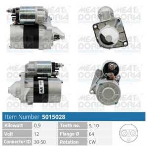 Startmotor, abarth,alfa romeo,fiat,ford,lancia, 46813058, 46813064, 46816793, 46816973, 51772325, 51812501, 51832950, 51890631,