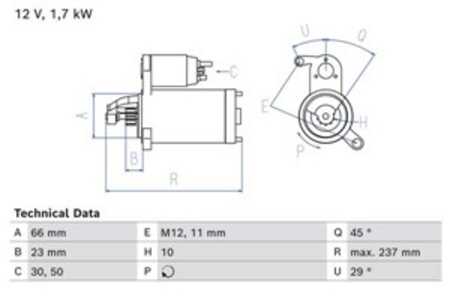 Startmotor, audi a4 allroad b8, a4 b8, a4 b8 avant, a5, a5 cabriolet, a5 sportback, a6 c7, a6 c7 avant, q5, q5 van, 04L 911 021