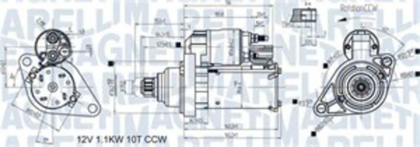 Startmotor, audi,seat,skoda,vw, 0AM911023B