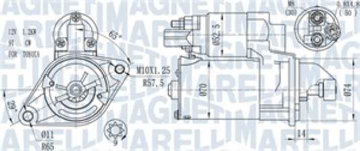 Startmotor, toyota auris, auris kombi, avensis kombi, corolla sedan, rav 4 iii, verso, yaris, 281000T030, 281000T060, 281003702