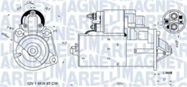 Startmotor, volvo c70 cabriolet ii, s40 ii, v50, 1374049, 3M5T11000EA, 8602924, 8622742