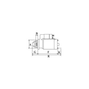 Startmotor, mercedes-benz a-klass [w168, w169], b-klass sports tourer [w245], vaneo [414], 0051511601, 0051517401, 005151740180