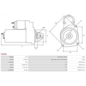 Startmotor, dacia,mercedes-benz,nissan,renault