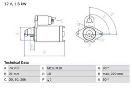 Startmotor, bmw 1 [e87], 3 [e46], 3 cabriolet [e46], 3 compact [e46], 3 coupé [e46], 3 touring [e46], x3 [e83], 12 41 7 787 354