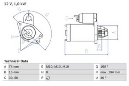 Startmotor, mazda 2, 3, 3 sedan, M 0 T 91381, M 000 T 91381, ZJ01-18-400, ZJ01-18-400A