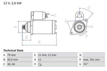 Startmotor, audi,seat,skoda,vw, 02E 911 024 A, 02E 911 024 AX