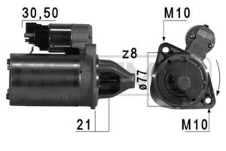 Startmotor, hyundai,kia, 36100-2B500