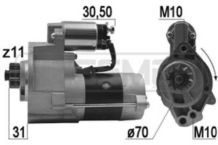 Startmotor, nissan murano ii, np300 navara, np300 navara flak/chassi, pathfinder iii, 2330-05X00-A, 2330-05X00-B, M002TS0671ZE,