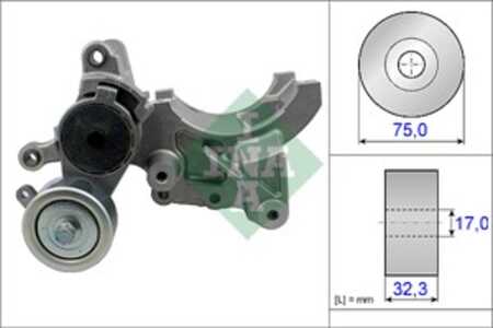 Sträckare, flerspårsrem, toyota land cruiser 90, land cruiser prado, land cruiser van, 1662030010, 16620-30010