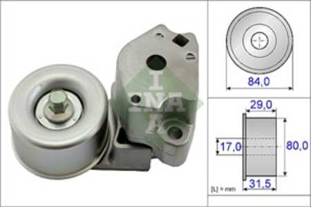 Sträckare, flerspårsrem, mitsubishi l200 / triton, l200 / triton flak/chassi, pajero sport ii, pajero sport iii, 1345A009, 1345