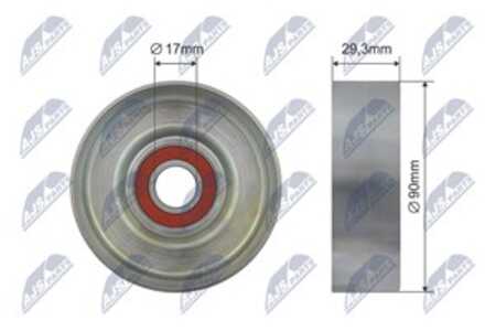 Styrrulle, drivrem/kilrem, hyundai grandeur, santa fé ii, kia carnival / grand carnival iii, 252813E000, 25281-3E000, 252813E01