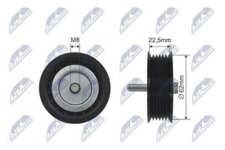 Styrrulle, drivrem/kilrem, mercedes-benz, 000 202 16 19, 0002021619, 156 202 00 19, 156 202 06 19, 1562020019, 1562020619, A 00