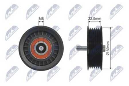 Styrrulle, drivrem/kilrem, mercedes-benz, 276 202 01 19, 2762020119, A 276 202 01 19, A2762020119