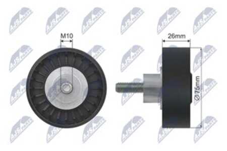 Styrrulle, drivrem/kilrem, audi,porsche, 06E 903 341 A, 06E 903 341 G, 06E903341A, 06E903341G, 958 102 119 00, 95810211900