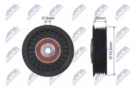 Styrrulle, drivrem/kilrem, audi,skoda,vw, 038 145 278, 38 145 278