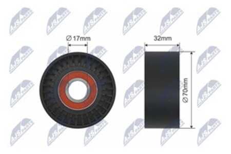 Styrrulle, drivrem/kilrem, alpina,bmw, 11 28 7 599 097, 11 28 8 604 266, 11287599097, 11288604266, 7 599 097, 7599097, 8 604 26