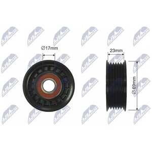 Styrrulle, drivrem/kilrem, ford,mazda, 1061459, 1073096, 1202943, 1M506A228AA, 1M50-6A228-AA, 97BB6A228AF, 97BB-6A228-AF, 97BB6