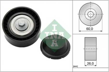 Styrrulle, drivrem, land rover freelander 2, range rover evoque, BJ 32 19A21 6AA, BJ3219A216AA, LR028879