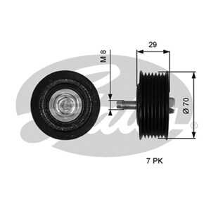 Styrrulle, drivrem, nissan cube, micra iii, nv200 / evalia buss, nv200 skåp, qashqai / qashqai +2 i, qashqai / qashqai +2 van i