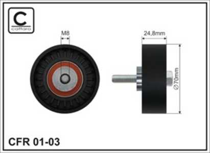 Styrrulle, drivrem, mercedes-benz, 103 200 05 70, 1032000570, A 103 200 05 70, A1032000570