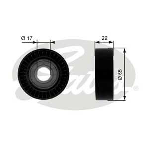 Styrrulle, drivrem, mercedes-benz a-klass [w168, w169], b-klass sports tourer [w245], 6402020419, 6682020419, A6402020419, A668