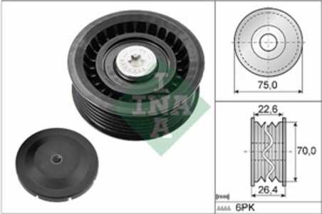 Styrrulle, drivrem, bmw z4 roadster [e85], 11 28 7 509 508, 11287509508, 7 509 508, 7509508