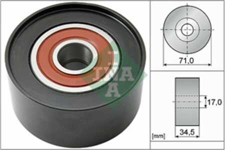 Styrrulle, drivrem, mazda 3, 3 sedan, 5, 6 hatchback, 6 kombi, 6 sedan, 6 station wagon, cx-7, mpv ii, RF5D15940A, RF5D-15-940A