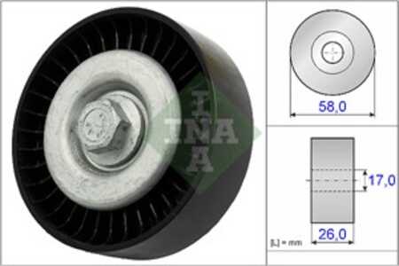 Styrrulle, drivrem, mercedes-benz a-klass [w169], b-klass sports tourer [w245], 266 202 04 19, 2662020419, A 266 202 04 19, A26