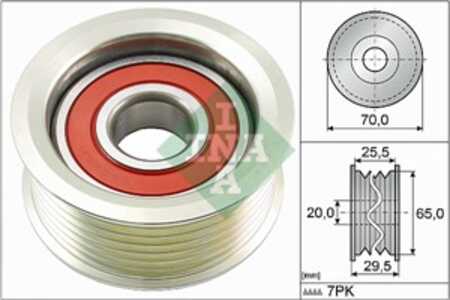 Styrrulle, drivrem, honda accord viii, accord kombi viii, civic ix, cr-v iii, 56980RL0G01, 56980-RL0-G01