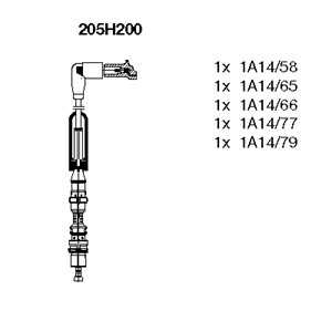 Tändkabelsats, seat toledo ii, vw bora i, bora variant, golf iv, golf variant iv, 071 905 409 H