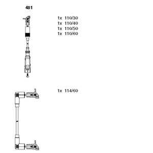 Tändkabelsats, seat,vw, 059 998 031, 803 998 031