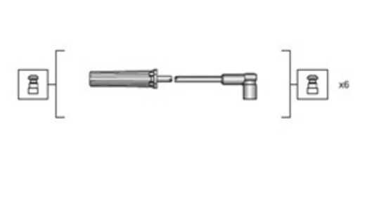 Tändkabelsats, buick lesabre, regal, chevrolet lumina apv minibus,  minivan, pontiac bonneville sedan, trans sport