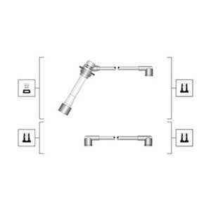 Tändkabelsats, mazda 323 c iv, 323 c v, 323 f iv, 323 f v, 323 s iv, 323 s v, mx-5 i, mx-5 ii