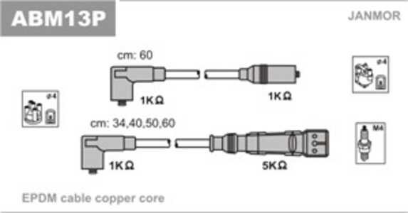 Tändkabelsats, seat,vw, N 100 502 07, N100502.02, N100502.04, N100502.05, N100502.06, N100702.10