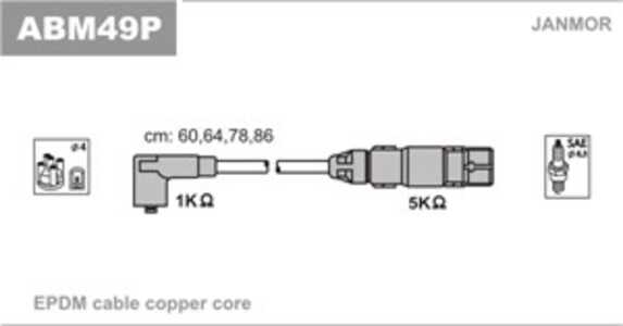 Tändkabelsats, audi,vw, 06A905409A, 06A905409E, 06A905409F, 06A905409H, 06A905409N, 06A905430AH, 06A905430AJ, 06A905430AP, 06A9