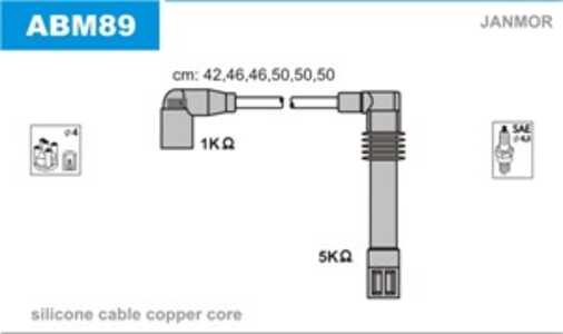 Tändkabelsats, audi,skoda,vw, 021998031A, 078 905 113, 078905113, 078905401