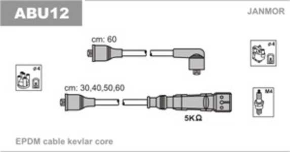 Tändkabelsats, seat,vw, 059 998 031, 803 998 031, 803998031