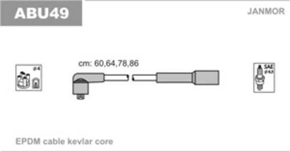 Tändkabelsats, audi,vw, 06A905409A, 06A905409E, 06A905409F, 06A905409H, 06A905409N, 06A905430AH, 06A905430AJ, 06A905430AP, 06A9