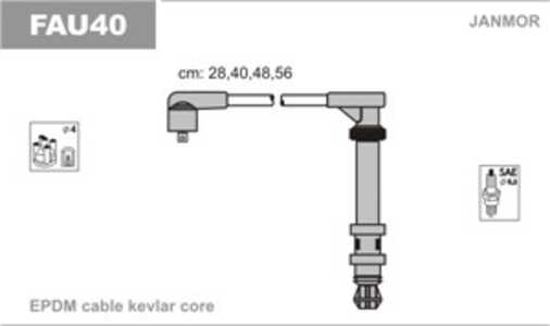 Tändkabelsats, fiat brava, bravo i, doblo minibus,  minivan, doblo skåp/stor limousine, marea, multipla, siena, lancia lybra, l