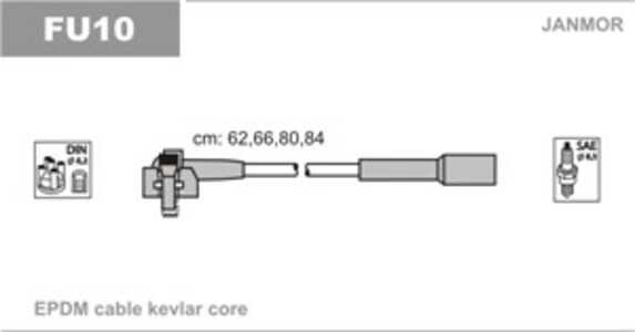 Tändkabelsats, ford, 1037294, 1063617, 6486345, 6486346, 6486347, 6486348, 6831204