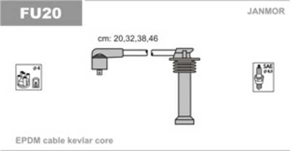 Tändkabelsats, ford, 01335369, 01335371, 01335373, 01335374, 1052493, 1053905, 1053907, 1053908, 1071985, 1071986, 1071987, 107