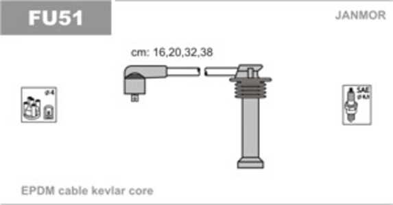 Tändkabelsats, ford,mazda,volvo, 1335369, 1335371, 1335373, 1335374, 1335377, 30731424