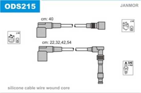 Tändkabelsats, opel astra f halvkombi, astra f kombi, calibra a, kadett e cabriolet, kadett e halvkombi, vectra a, vectra a hal