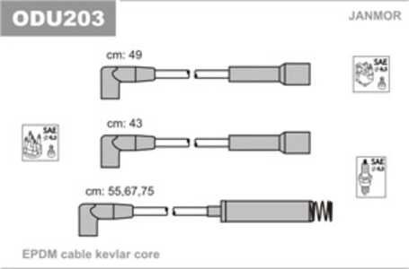 Tändkabelsats, opel,vauxhall, 1612459, 1612477, 1612479, 1612523, 1612524, 1612527, 1612539, 1612542, 1612545, 90008241, 901971