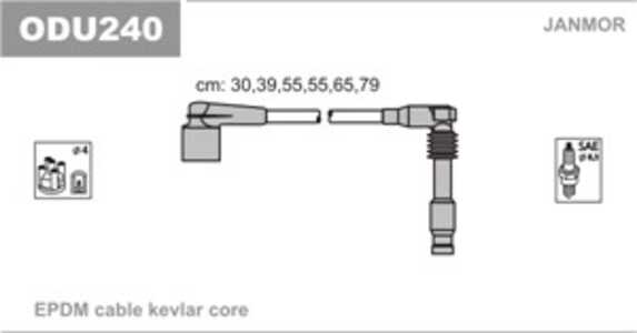 Tändkabelsats, opel,vauxhall, 1612602, 1612603, 1612605, 1612619, 1612622, 1612623, 90491944, 90493032, 90507989, 90510379