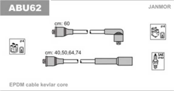 Tändkabelsats, seat,vw, 037 905 483 C