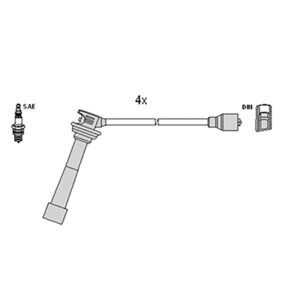 Tändkabelsats, suzuki baleno, baleno halvkombi, baleno kombi, x-90, 3370058B20, 3370058B21, 3370551G20, 3370557B20, 3370557B21,