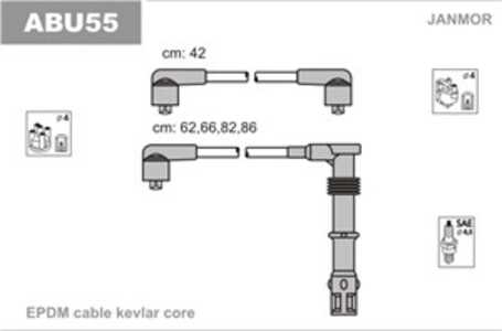 Tändkabelsats, seat cordoba, ibiza ii, toledo i, 037905409B, N100529.06