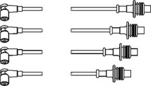 Tändkabelsats, citroën,peugeot, 5967 L7